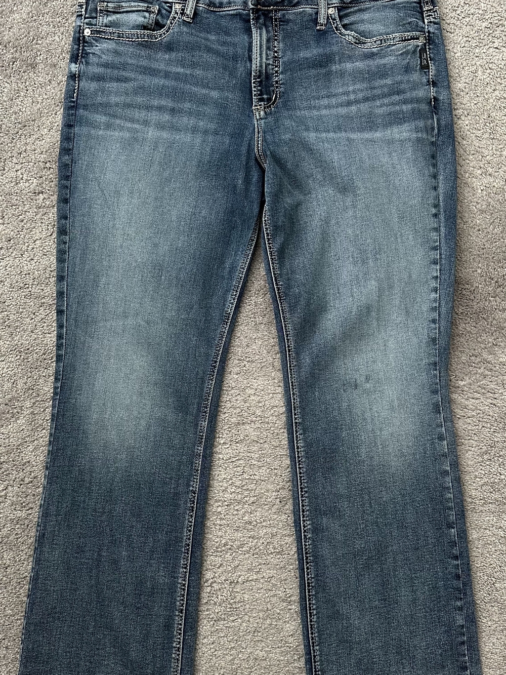 Silver Jeans Co Suki Slim Boot Jeans Womens 18W L33 Medium Wash Bootcut